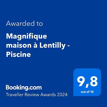 Magnifique Maison A Lentilly - Piscine Bagian luar foto