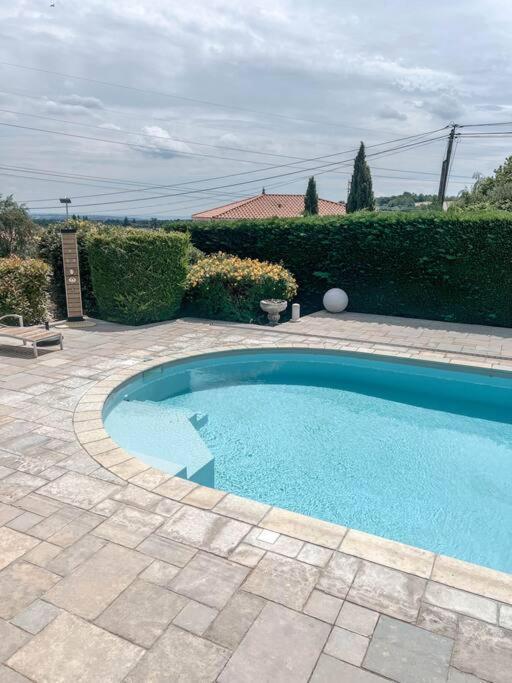 Magnifique Maison A Lentilly - Piscine Bagian luar foto
